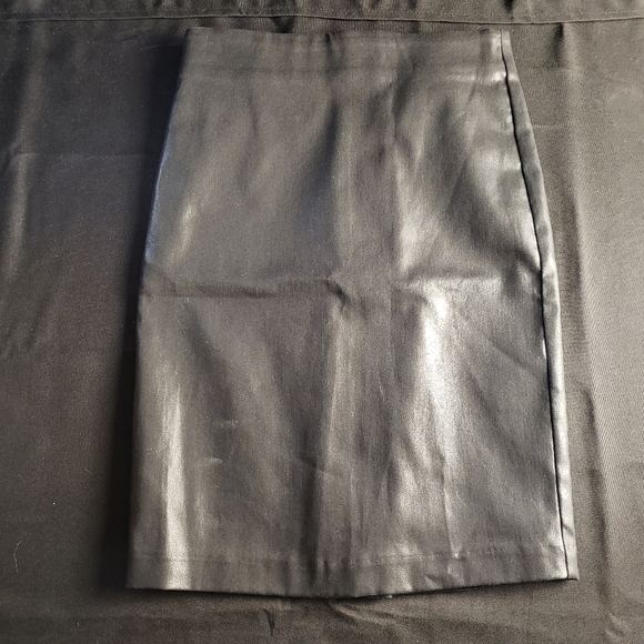 All Saints Faux Leather Pencil Skirt 00 - Picture 1 of 6